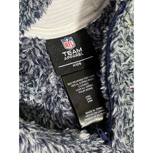 Sports Attack NFL Tennessee Titans NEW Baby Bodysuit 3/6 months hooded fluffy - Picture 3 of 6